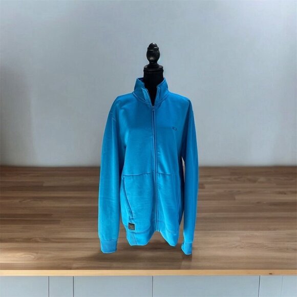Oakley Other - Oakley Men's Blue Full-Zip Track Jacket XL Sporty Lightweight Casual Comfy Gym